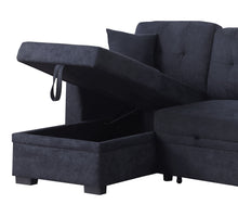 Load image into Gallery viewer, Sectional Sofa Bed - Dark Blue