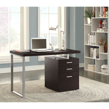 Load image into Gallery viewer, 3 Drawer Reversible Office Desk