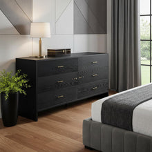 Load image into Gallery viewer, Six Drawer Double Dresser - Gray Ash