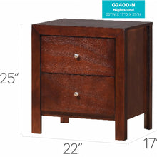 Load image into Gallery viewer, Charming Nightstand With Drawers