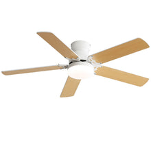 Load image into Gallery viewer, Modern Ceiling Fan With 3 Color Dimmable Light 5 Blades Remote Control Reversible Dc Motor - White