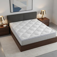 Load image into Gallery viewer, 2" White Cotton Extra-long Twin Mattress Topper