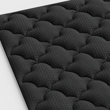 Load image into Gallery viewer, 2" Black Cotton Twin Mattress Topper