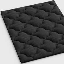 Load image into Gallery viewer, 2" Black Cotton Twin Mattress Topper