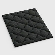 Load image into Gallery viewer, 2" Black Cotton Twin Mattress Topper