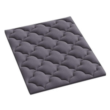 Load image into Gallery viewer, 2" Dark Gray Cotton Extra Long Twin Mattress Topper