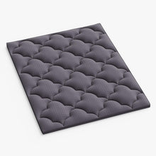 Load image into Gallery viewer, 2" Dark Gray Cotton Extra Long Twin Mattress Topper