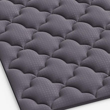 Load image into Gallery viewer, 2" Dark Gray Cotton Extra Long Twin Mattress Topper
