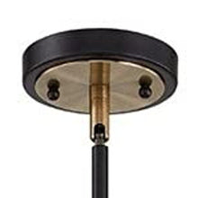 Load image into Gallery viewer, Kitchen Island Dimmable Metal Chandelier With Shades - Black