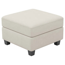 Load image into Gallery viewer, 25" Black Velvet Storage Ottoman