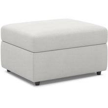 Load image into Gallery viewer, 30" Black Velvet Storage Ottoman