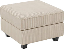 Load image into Gallery viewer, 26" Teal Blue and Black Solid Wood and Microfiber Storage Ottoman