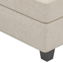 Load image into Gallery viewer, 25" Black Velvet Storage Ottoman