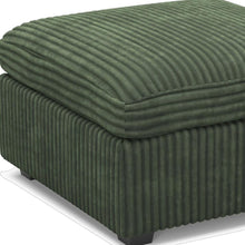 Load image into Gallery viewer, 30" Beige and Black Chenille Storage Ottoman