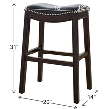 Load image into Gallery viewer, Modern Stool & Nail Head Detailing