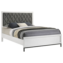 Load image into Gallery viewer, Taraval - Queen Upholstered Panel Bed - White