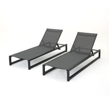 Load image into Gallery viewer, Chaise Lounge With 5 Reclining Positions, Outdoor Patio Lounge Chairs