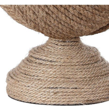 Load image into Gallery viewer, 24" Brown Globe Table Lamp With Drum Shade