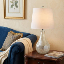 Load image into Gallery viewer, 20" Clear Novelty Table Lamp With Drum Shade