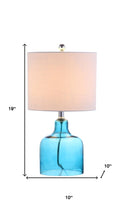 Load image into Gallery viewer, 19" Clear Novelty Desk Lamp With Drum Shade