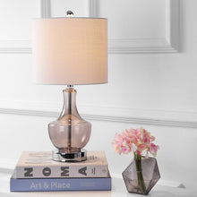 Load image into Gallery viewer, 20" Silver Table Lamp With Drum Shade