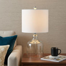 Load image into Gallery viewer, 19" Silver Novelty Table Lamp With Drum Shade