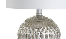 Load image into Gallery viewer, 21" Silver Novelty Table Lamp With Globe Shade