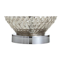 Load image into Gallery viewer, 21" Silver Novelty Table Lamp With Globe Shade