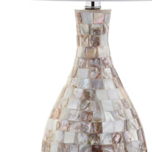 Load image into Gallery viewer, 27" Ivory And Beige Novelty Table Lamp With Drum Shade
