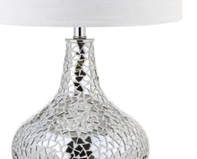 Load image into Gallery viewer, 26" Silver Novelty Table Lamp With Drum Shade