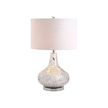 Load image into Gallery viewer, 26" Silver Novelty Table Lamp With Drum Shade