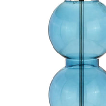 Load image into Gallery viewer, Set of Two 27" Silver Novelty Table Lamps With Drum Shades