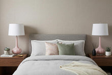 Load image into Gallery viewer, Set of Two 29" Clear Novelty Table Lamps With Drum Shades