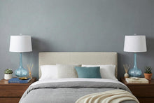 Load image into Gallery viewer, Set of Two 29" Clear Novelty Table Lamps With Drum Shades