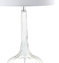 Load image into Gallery viewer, Set of Two 29" Clear Novelty Table Lamps With Drum Shades