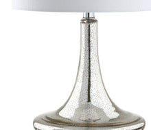 Load image into Gallery viewer, Set of Two 26" Silver Novelty Table Lamps With Drum Shades