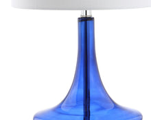 Load image into Gallery viewer, Set of Two 26" Silver Novelty Table Lamps With Drum Shades