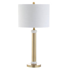 Load image into Gallery viewer, 27" Gold Novelty Table Lamp With Drum Shade