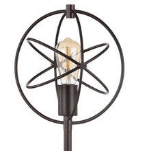 Load image into Gallery viewer, 27" White Novelty Table Lamp With Globe Shade