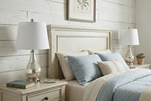 Load image into Gallery viewer, Set of Two 21" Nickel Gourd Table Lamps With Empire Shades