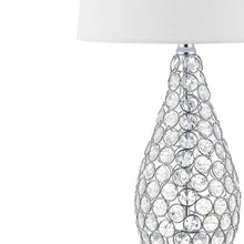 Load image into Gallery viewer, Set of Two 22" Silver Gourd Table Lamps With Empire Shades