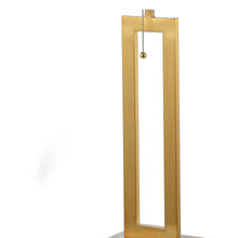 Load image into Gallery viewer, Set of Two 29" Gold Table Lamps With Shades