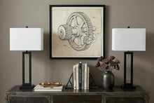 Load image into Gallery viewer, Set of Two 29" Black Table Lamps With Shades