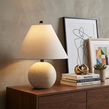 Load image into Gallery viewer, 16" Beige Novelty Table Lamp With Empire Shade