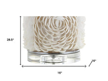 Load image into Gallery viewer, 29" Clear Novelty Table Lamp With Drum Shade