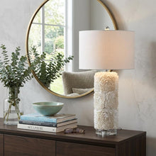 Load image into Gallery viewer, 29" Clear Novelty Table Lamp With Drum Shade