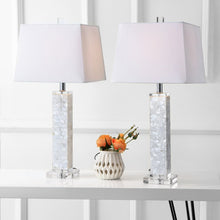 Load image into Gallery viewer, Set of Two 29" Clear Novelty Table Lamps With Shades