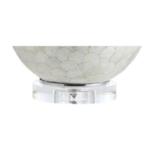 Load image into Gallery viewer, 24" Clear Globe Lamp Base With Drum Shade