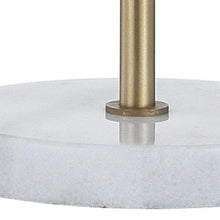 Load image into Gallery viewer, 21" White Round Table Lamp