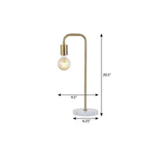 Load image into Gallery viewer, 21" White Round Table Lamp